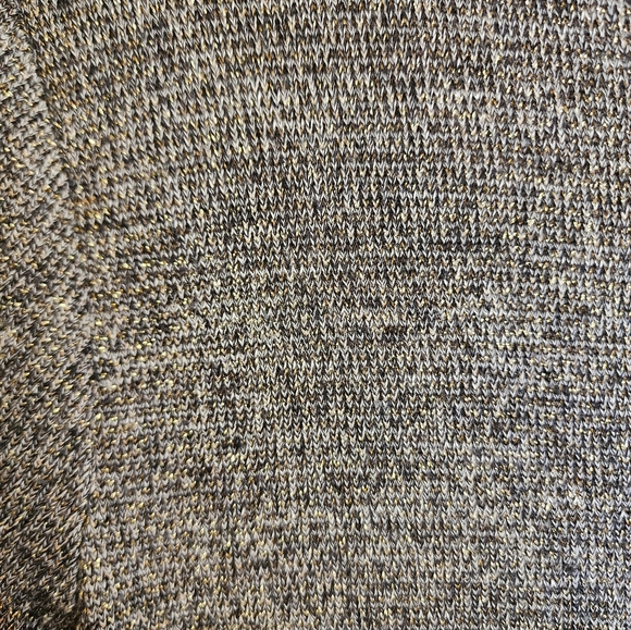 Talbots Gold Metallic Cowl Neck Sweater Size Small - Picture 5 of 9